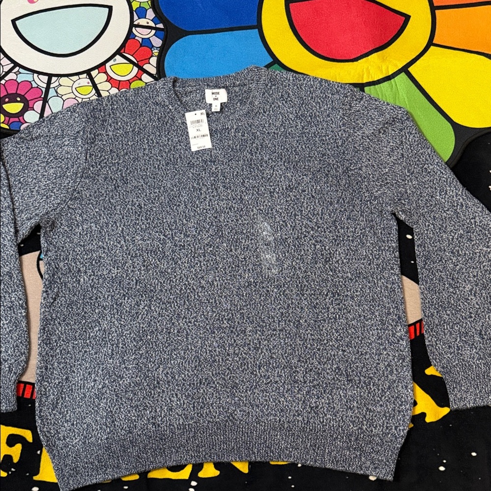 Mode Of One Men's Regular-Fit Marled-Knit Sweater